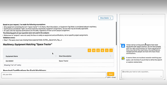 Factal Product Interface